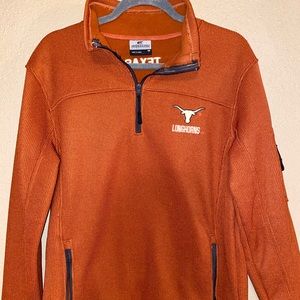 Men’s Texas Longhorns 3/4 Zip Knit Pullover